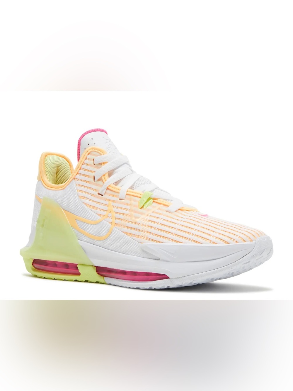 Nike LeBron Witness 6 White Melon Tint Basketball Sneakers 9